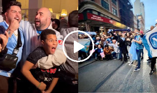 Tifosi del Napoli a New York