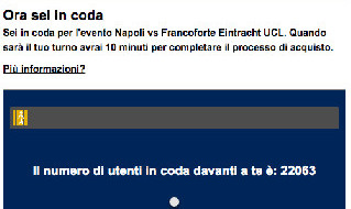 Biglietti Napoli Eintracth TicketOne
