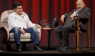 Maradona e Maurizio Costanzo