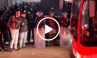 Ultras Eintracht Francoforte a Napoli