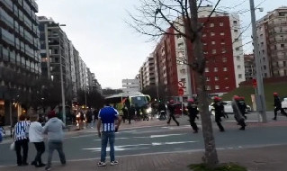 Scontri tifosi Real Sociedad e Roma