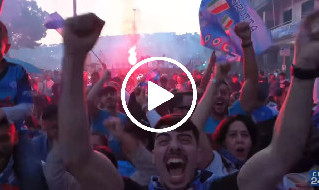 Festa scudetto Napoli Fiorentina