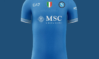 Nuova maglia SSC Napoli, Repubblica - Cambia il main sponsor, ma resta EA7:  i dettagli -  mobile