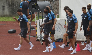 Allenamento Napoli Dimaro