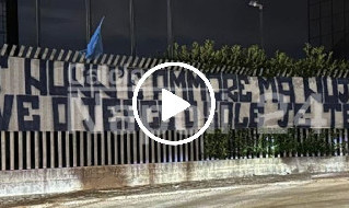 Striscione Napoli