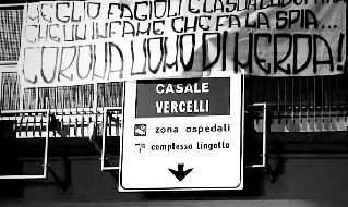Striscione Juve