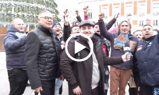 Tifosi napoletani a Madrid