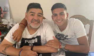 Maradona e Hernan Lopez Munoz