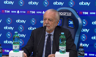 Conferenza De Laurentiis Napoli-Monza 0-0