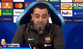 Napoli-Barcellona, Xavi in conferenza stampa