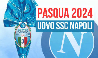 Uovo di Pasqua SSC Napoli 2024