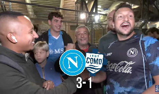 Tifosi Napoli Como 3-1