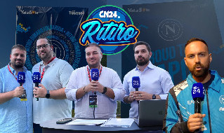 Palinsesto CalcioNapoli24 del ritiro a Dimaro 2025