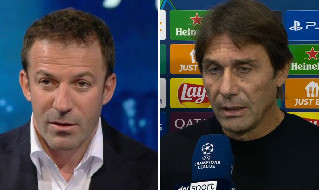 Siparietto Conte-Del Piero a Sky Sport