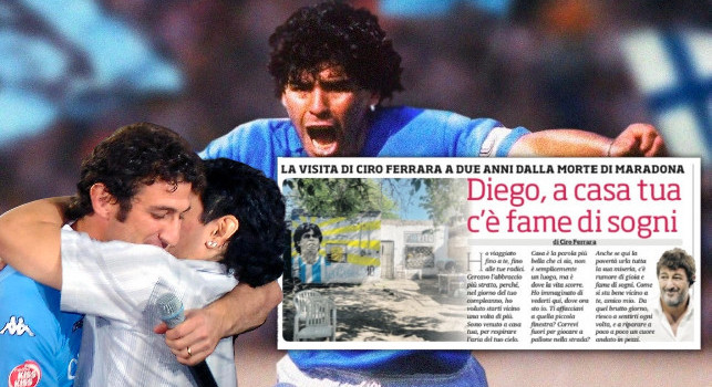 Anniversario scomparsa Maradona la lettera di Ciro Ferrara